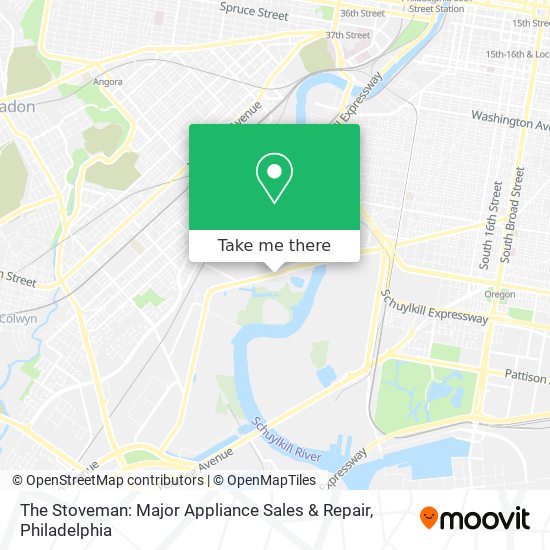 The Stoveman: Major Appliance Sales & Repair map