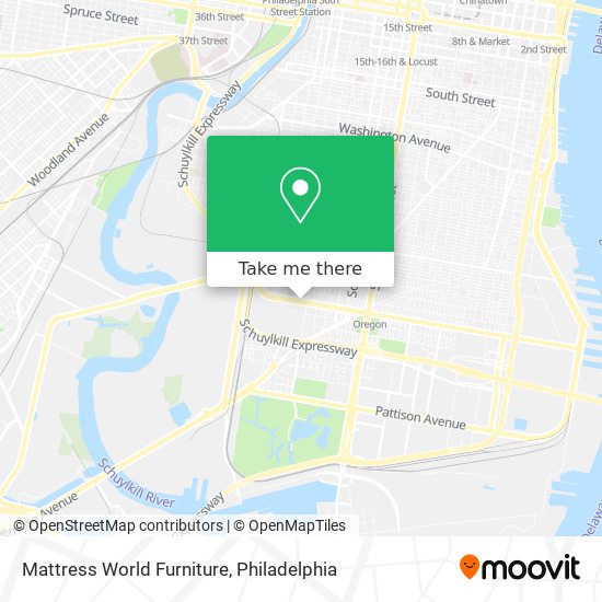 Mattress World Furniture map