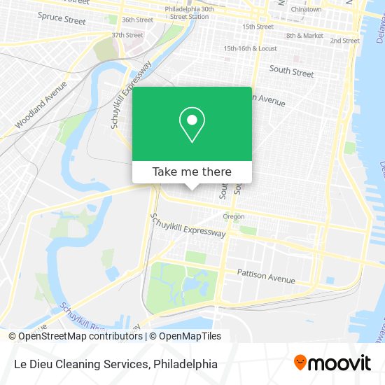 Le Dieu Cleaning Services map