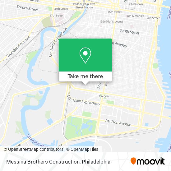 Messina Brothers Construction map