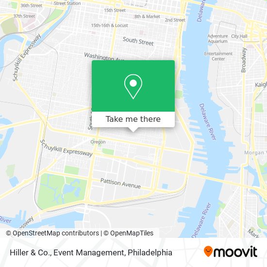 Hiller & Co., Event Management map