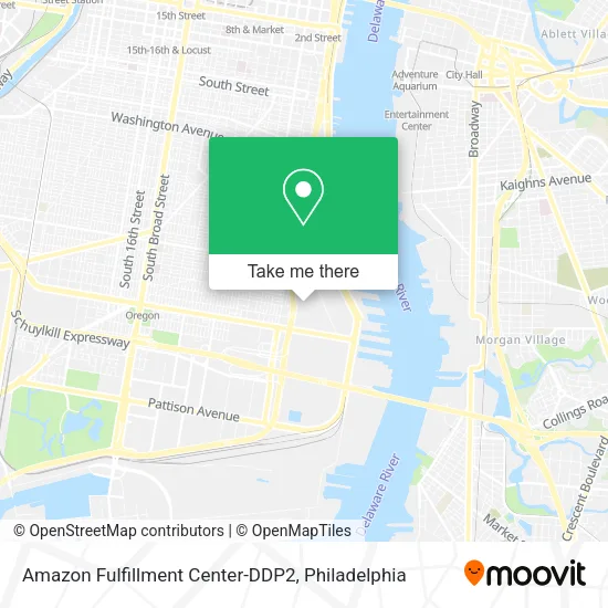 Mapa de Amazon Fulfillment Center-DDP2
