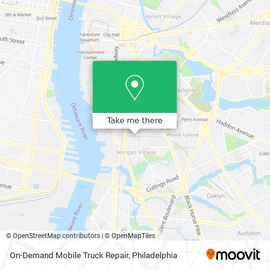 Mapa de On-Demand Mobile Truck Repair