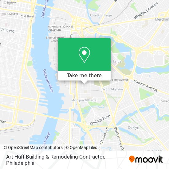 Art Huff Building & Remodeling Contractor map