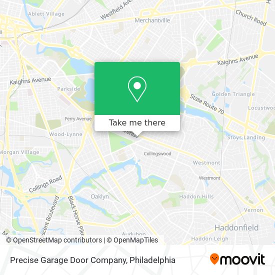 Mapa de Precise Garage Door Company