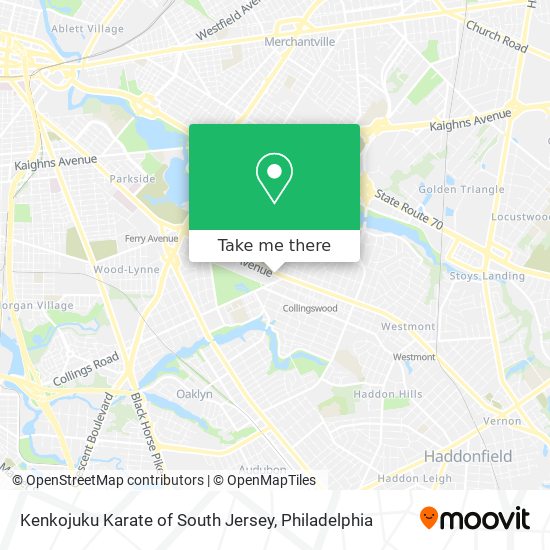 Mapa de Kenkojuku Karate of South Jersey