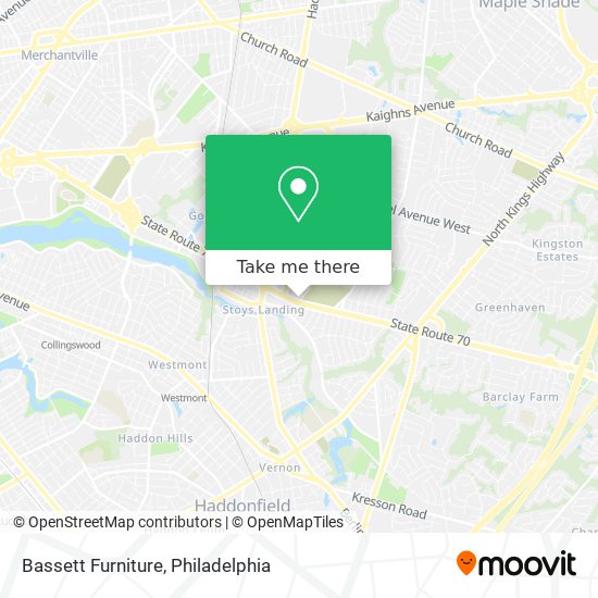 Mapa de Bassett Furniture