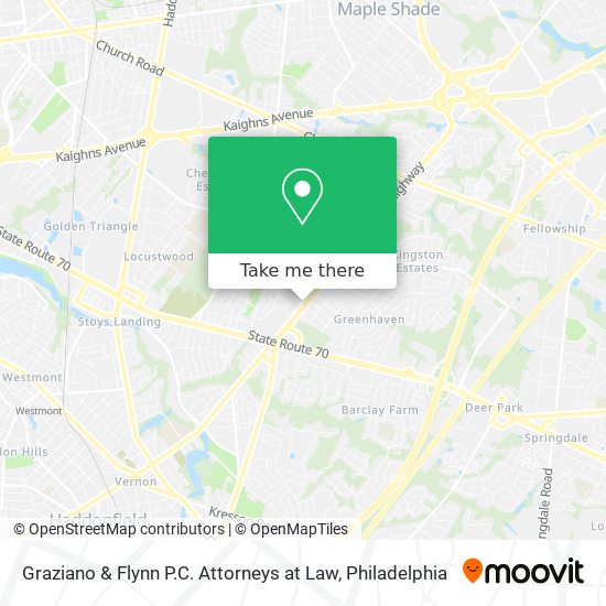 Graziano & Flynn P.C. Attorneys at Law map