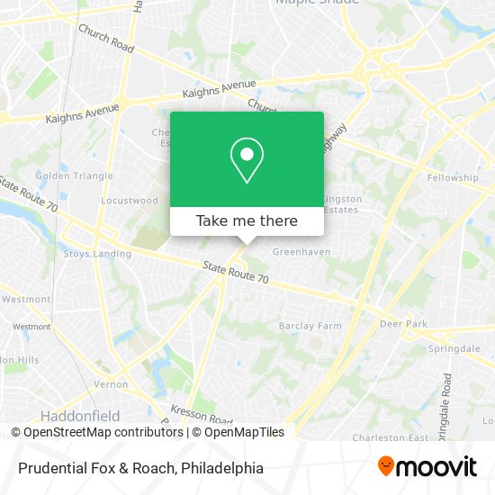 Prudential Fox & Roach map