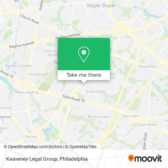 Keaveney Legal Group map