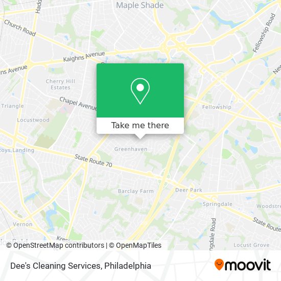 Dee's Cleaning Services map