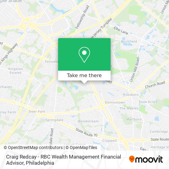 Craig Redcay - RBC Wealth Management Financial Advisor map