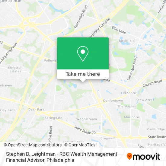 Stephen D. Leightman - RBC Wealth Management Financial Advisor map
