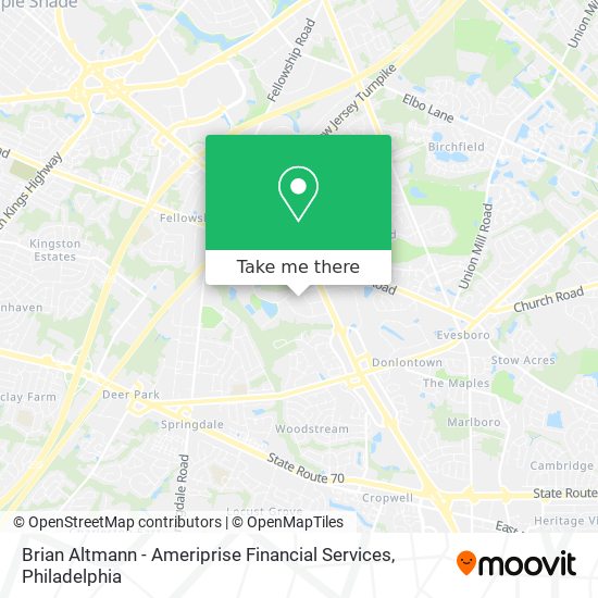 Mapa de Brian Altmann - Ameriprise Financial Services