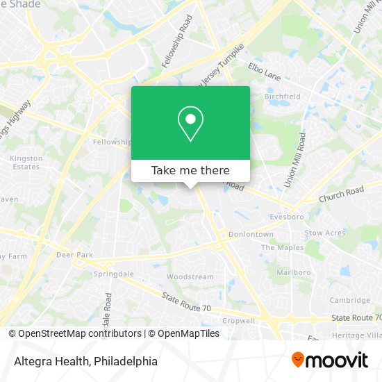 Altegra Health map