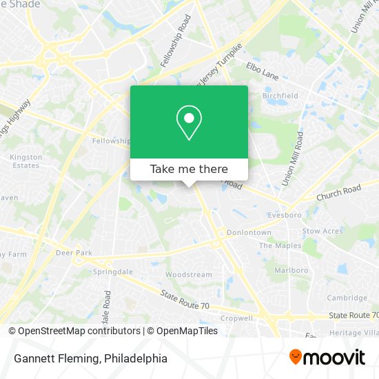 Gannett Fleming map