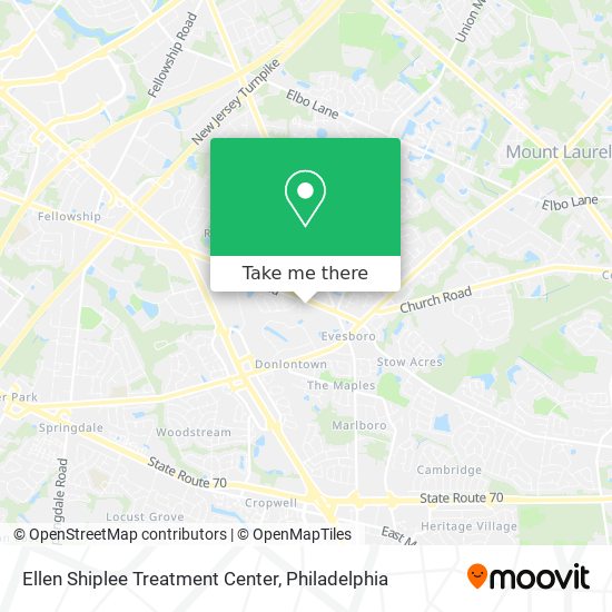 Ellen Shiplee Treatment Center map