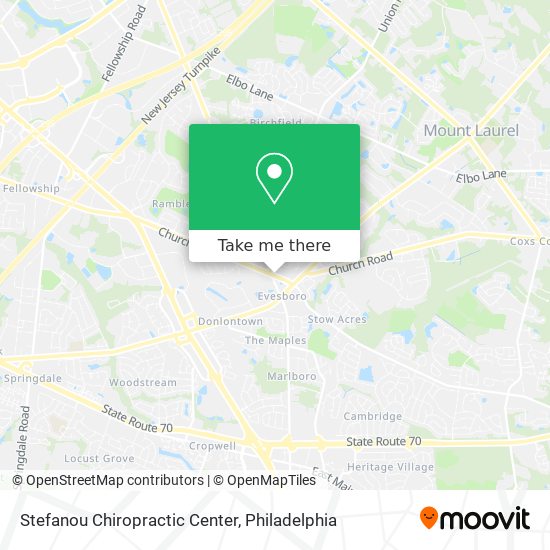 Stefanou Chiropractic Center map