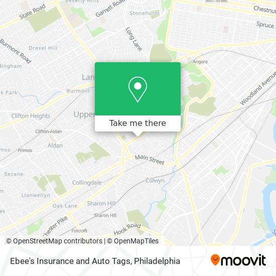 Mapa de Ebee's Insurance and Auto Tags