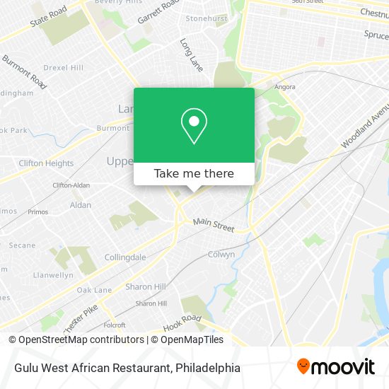 Mapa de Gulu West African Restaurant