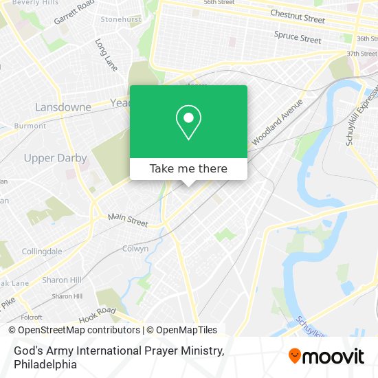 Mapa de God's Army International Prayer Ministry