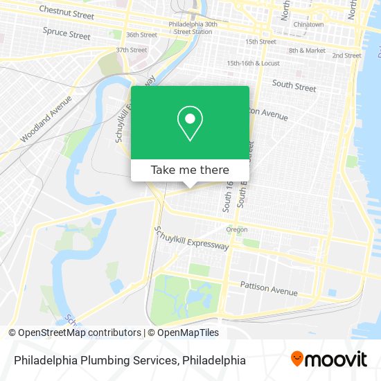 Philadelphia Plumbing Services map
