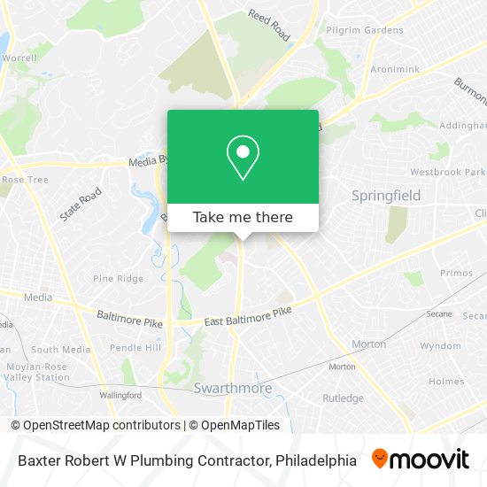 Mapa de Baxter Robert W Plumbing Contractor