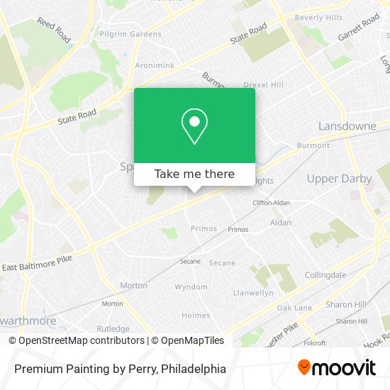 Mapa de Premium Painting by Perry