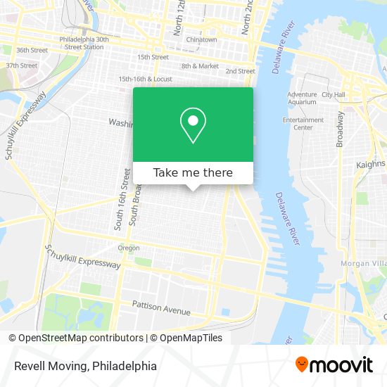 Mapa de Revell Moving