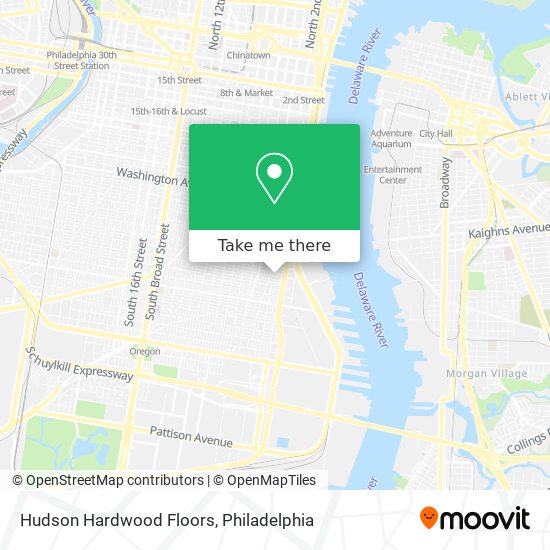 Hudson Hardwood Floors map