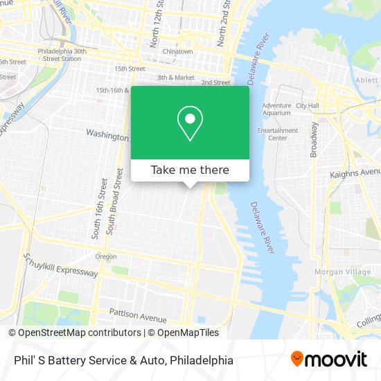Phil' S Battery Service & Auto map