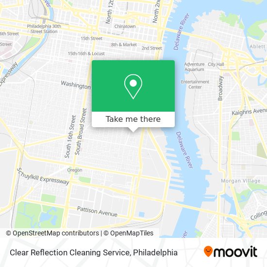 Clear Reflection Cleaning Service map