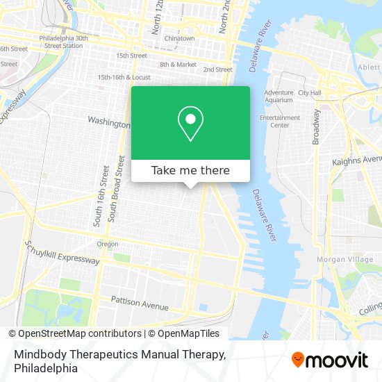 Mindbody Therapeutics Manual Therapy map