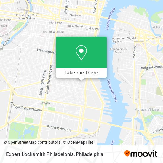 Expert Locksmith Philadelphia map