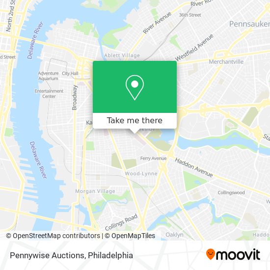Pennywise Auctions map