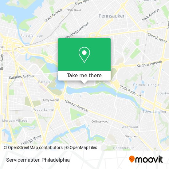 Servicemaster map