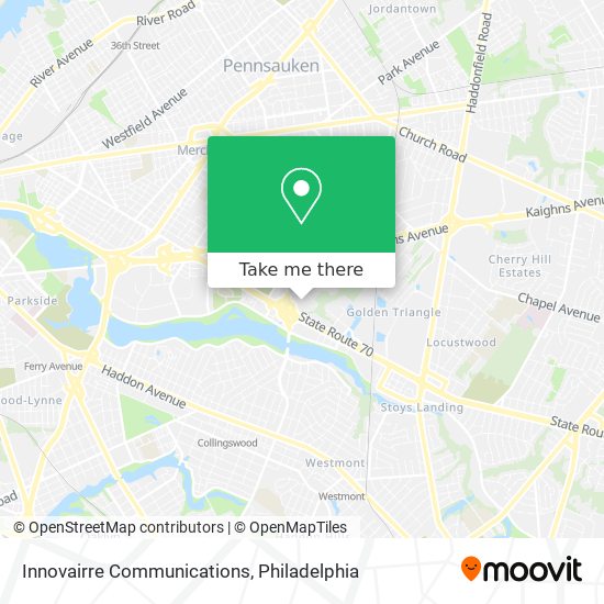 Innovairre Communications map