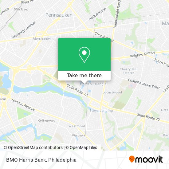 BMO Harris Bank map