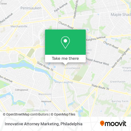 Mapa de Innovative Attorney Marketing