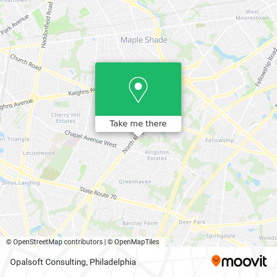 Opalsoft Consulting map