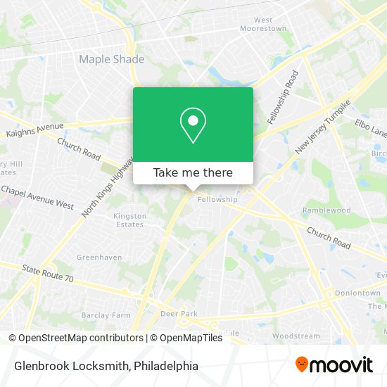 Glenbrook Locksmith map