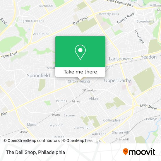 The Deli Shop map