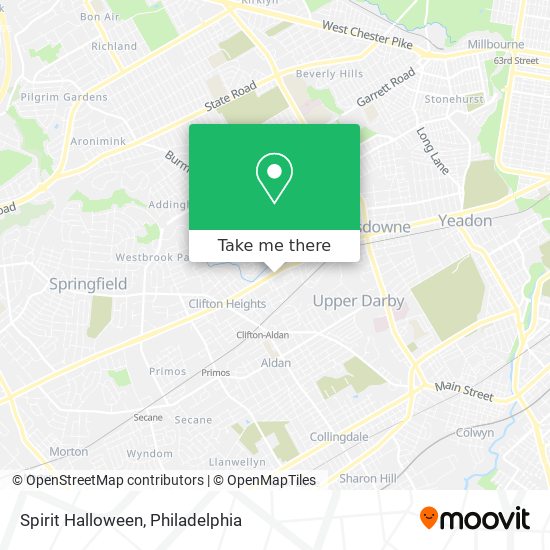 Spirit Halloween map