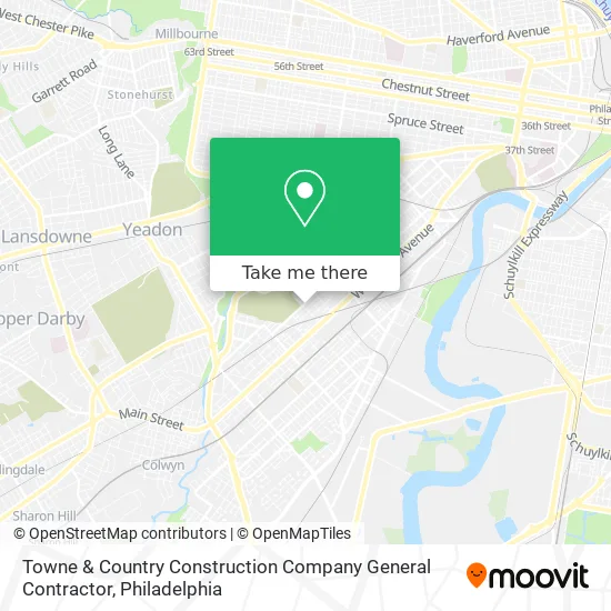 Towne & Country Construction Company General Contractor map