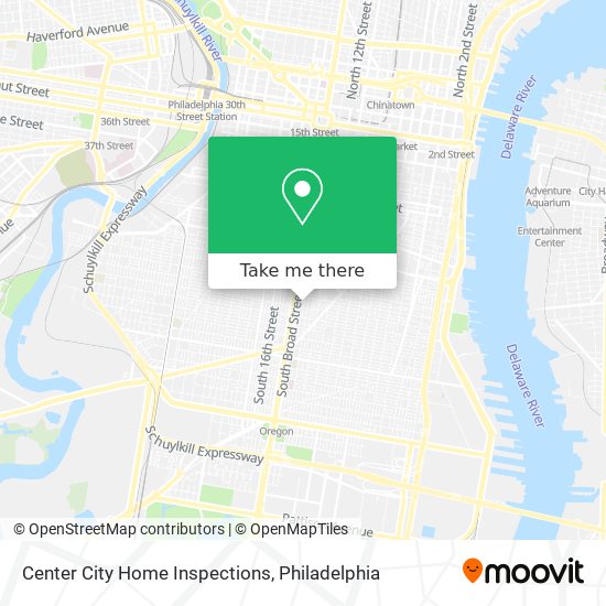 Center City Home Inspections map