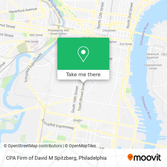 CPA Firm of David M Spitzberg map