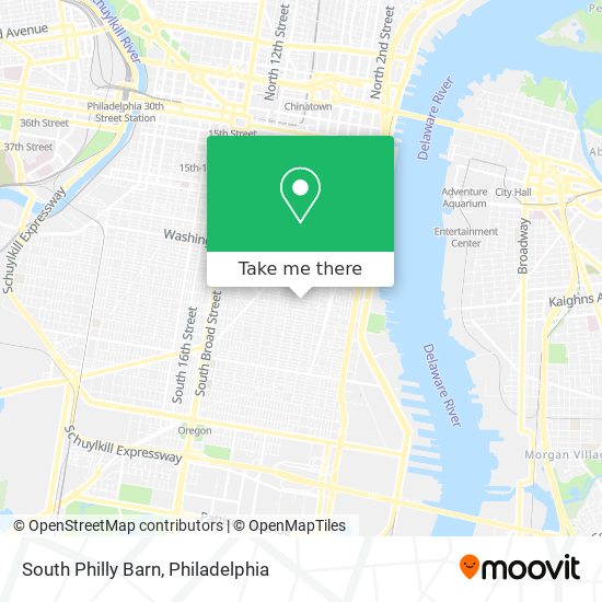 South Philly Barn map