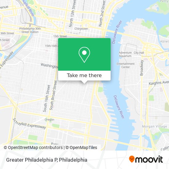 Mapa de Greater Philadelphia P