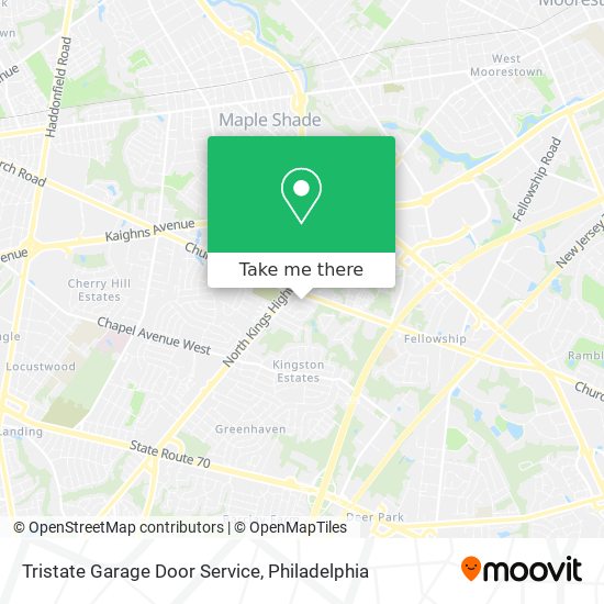 Tristate Garage Door Service map