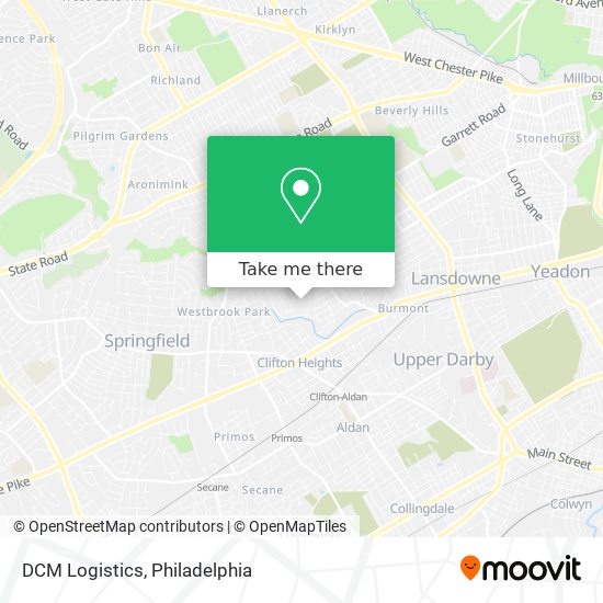 DCM Logistics map